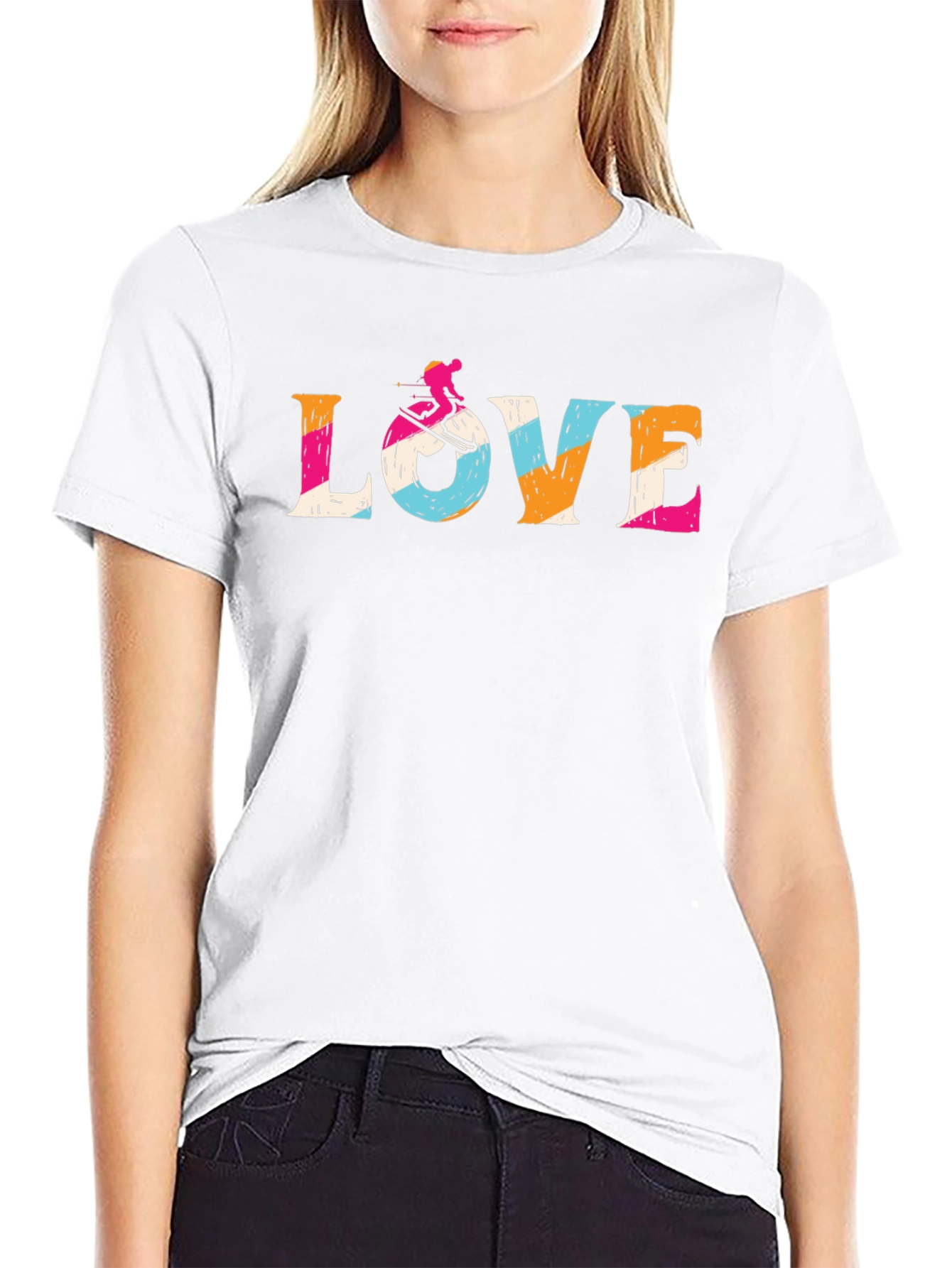 Skiing Love T-Shirt
