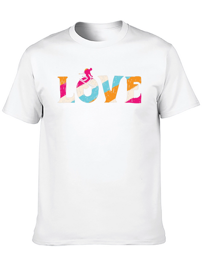 Skiing Love T-Shirt