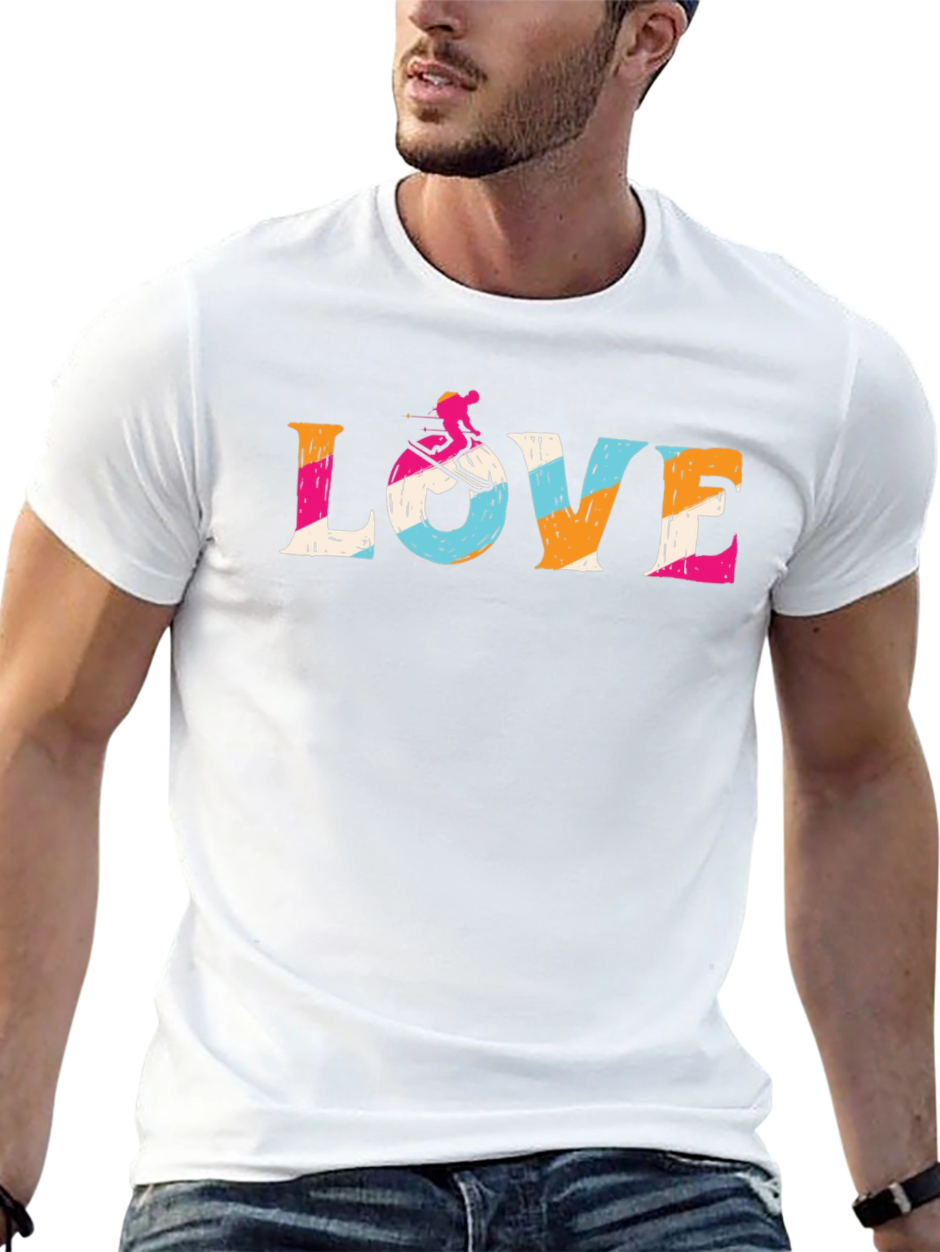 Skiing Love T-Shirt