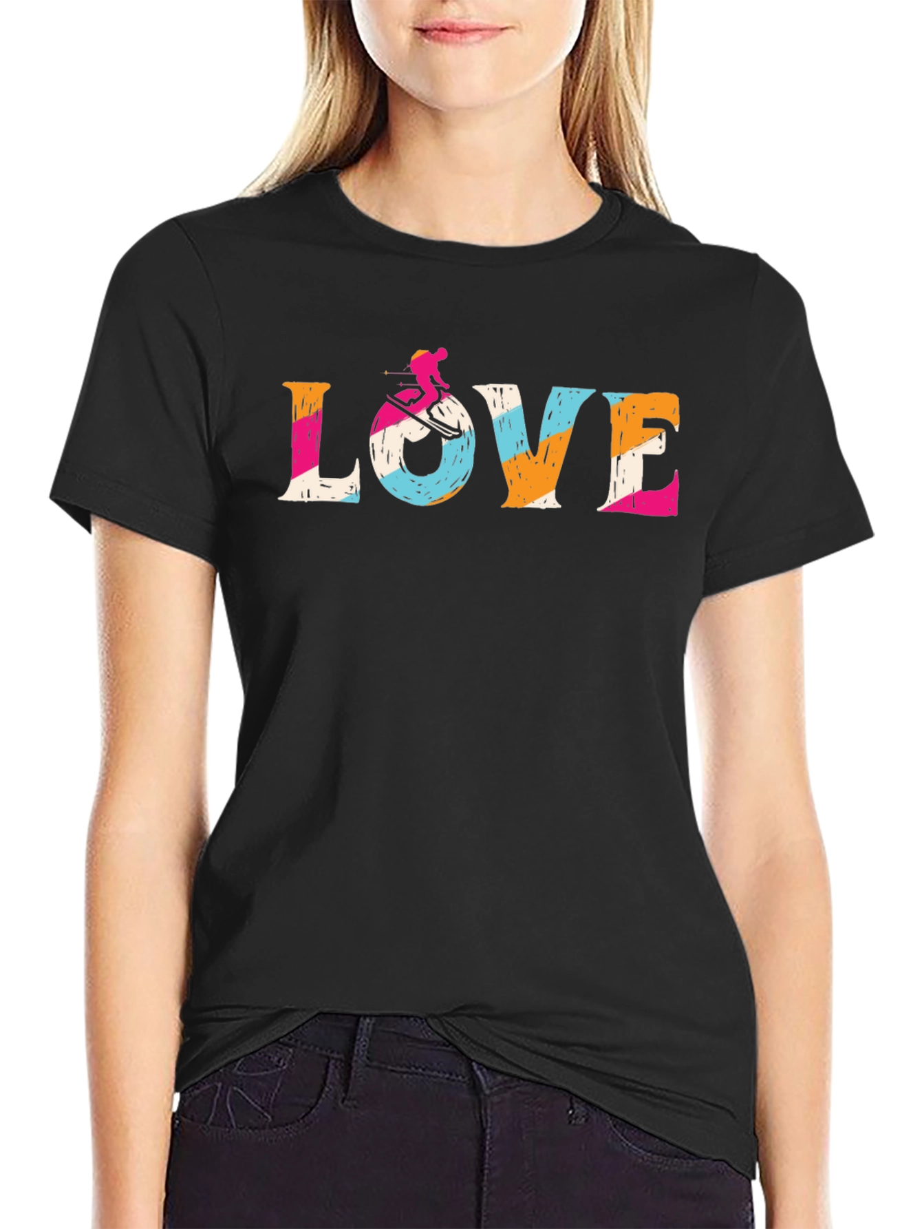 Skiing Love T-Shirt