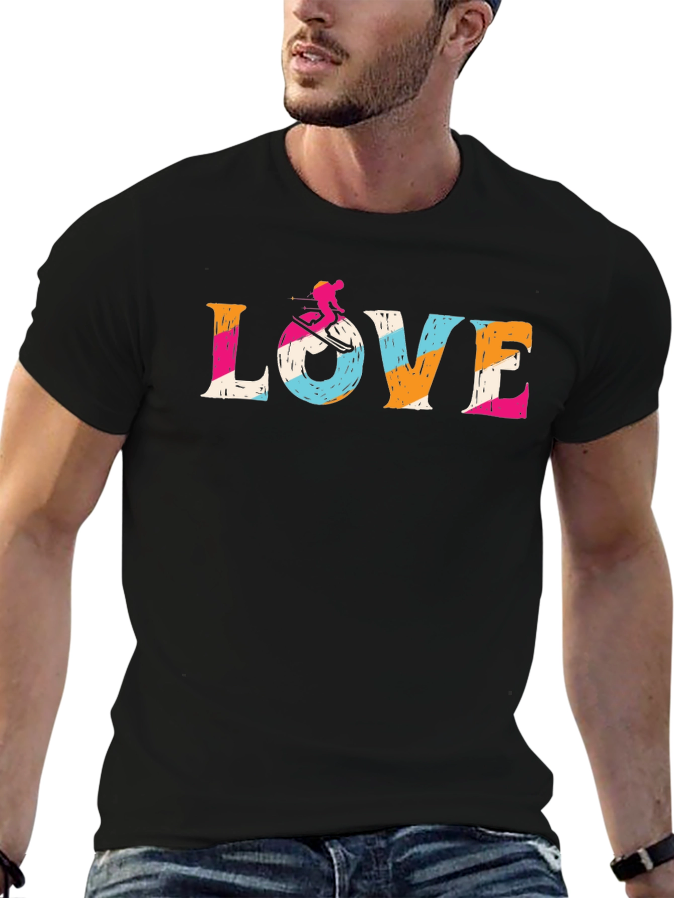 Skiing Love T-Shirt