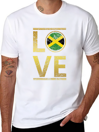 Jamaica Love T-Shirt - Distressed Graphic Tee