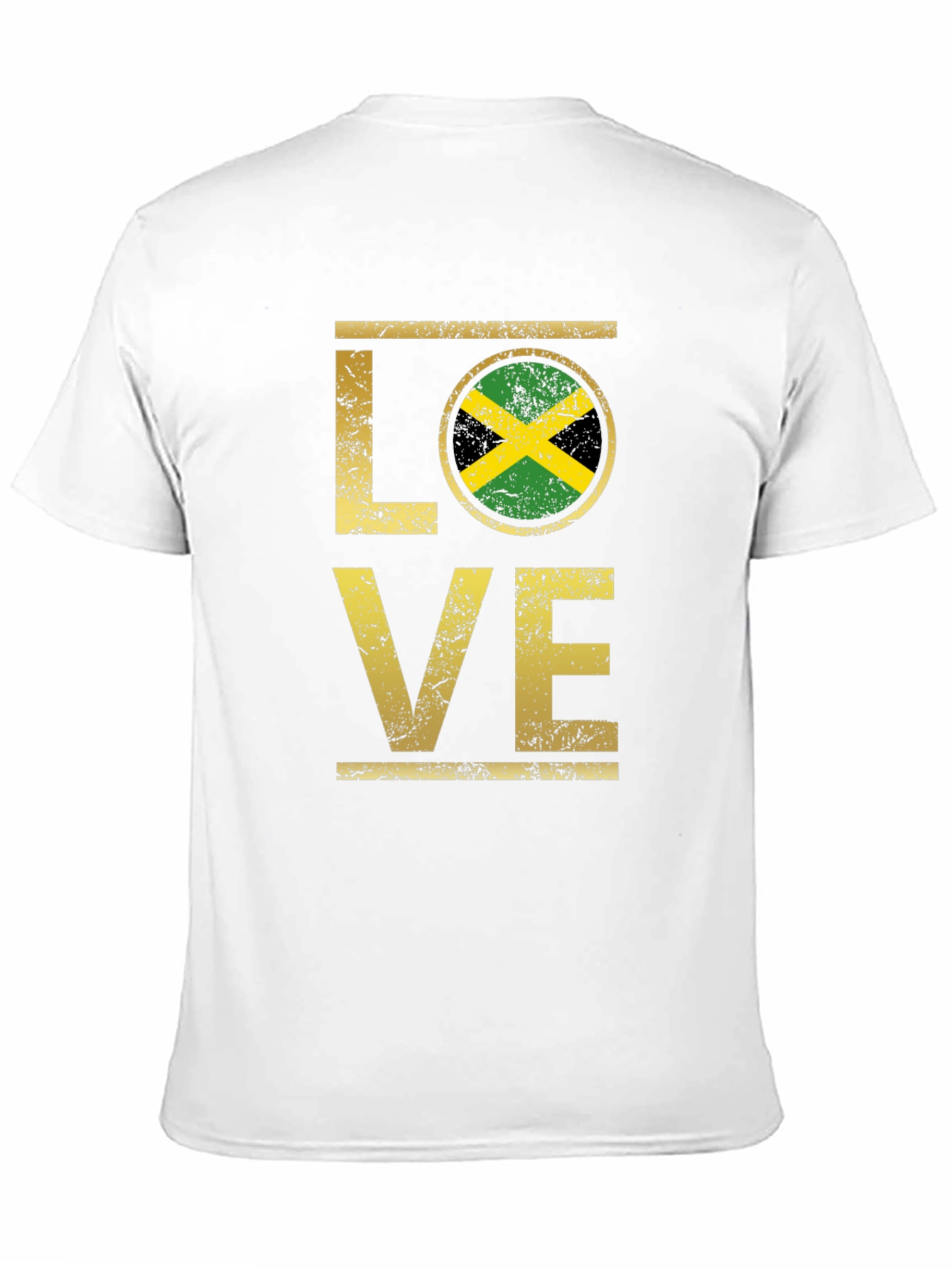 Jamaica Love T-Shirt - Distressed Graphic Tee