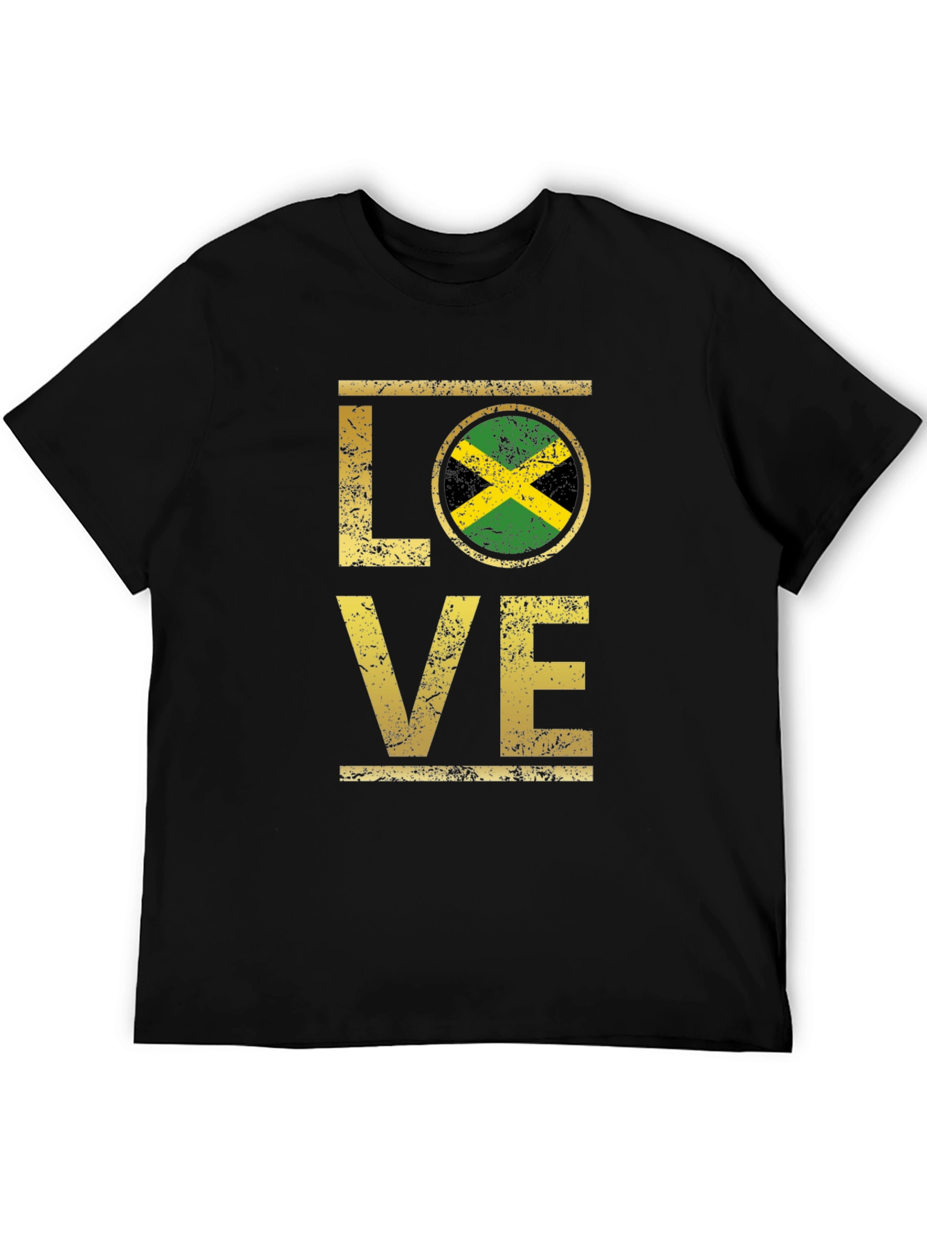 Jamaica Love T-Shirt - Distressed Graphic Tee
