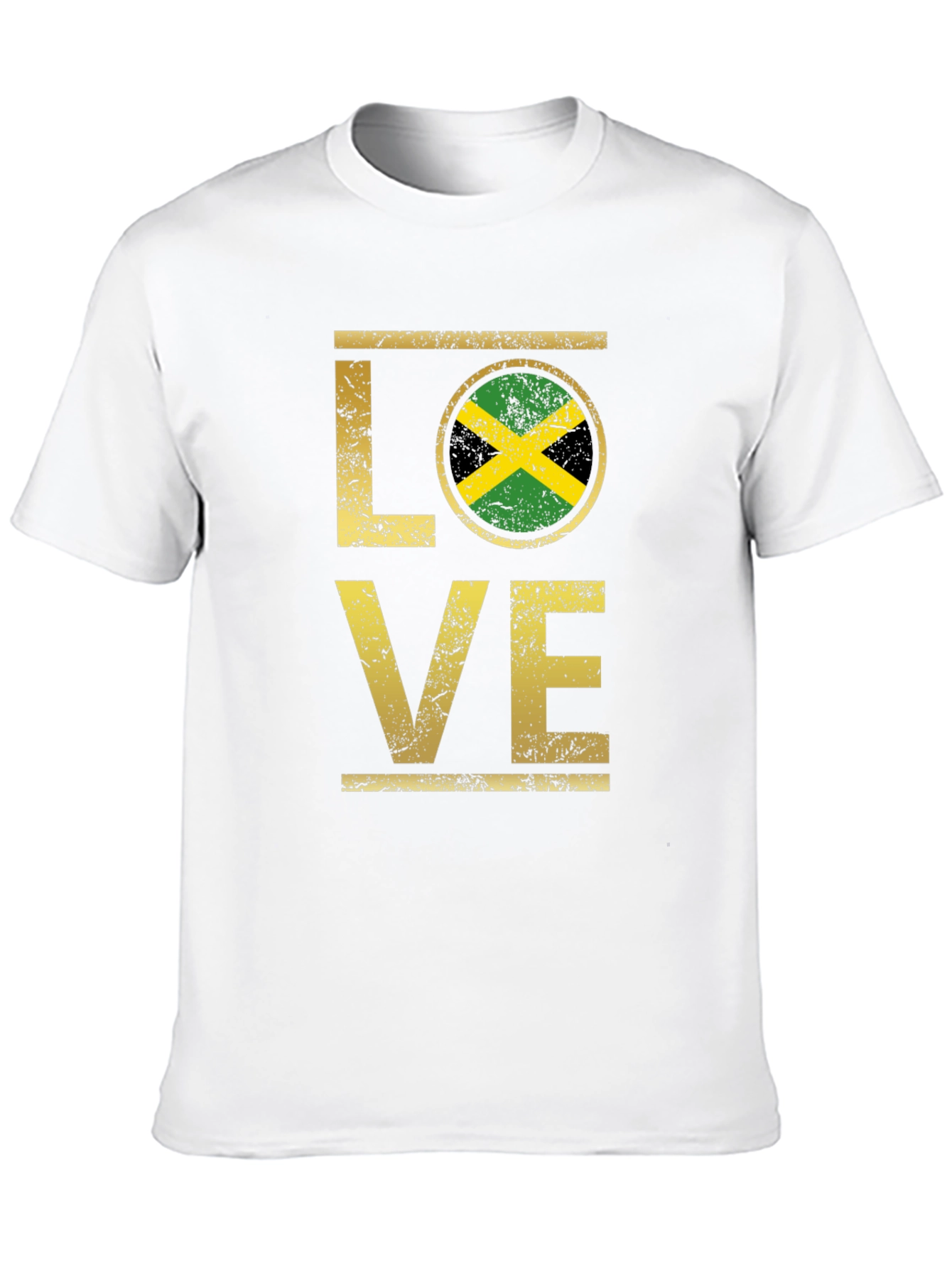 Jamaica Love T-Shirt - Distressed Graphic Tee