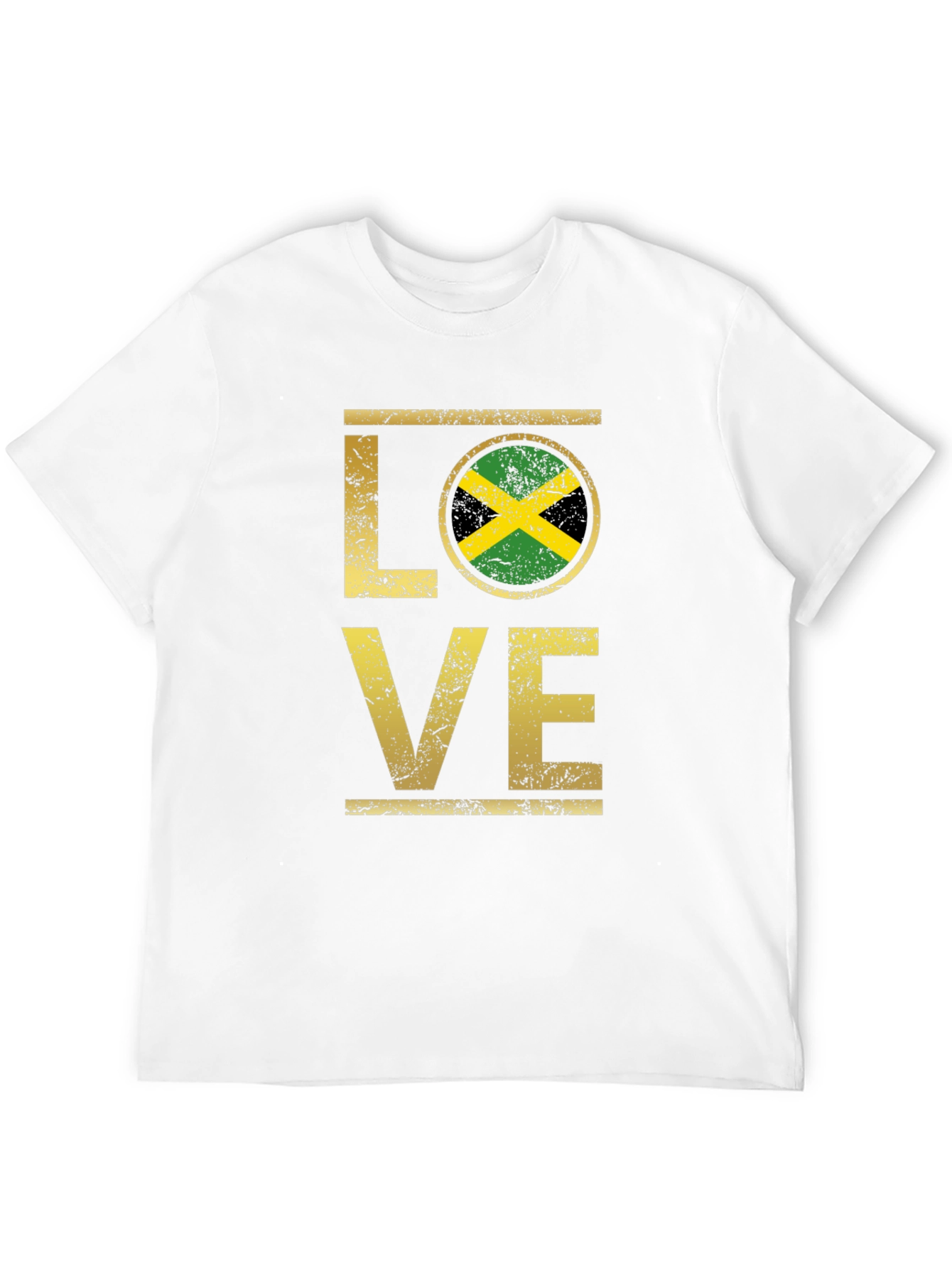 Jamaica Love T-Shirt - Distressed Graphic Tee