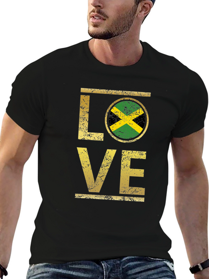 Jamaica Love T-Shirt - Distressed Graphic Tee