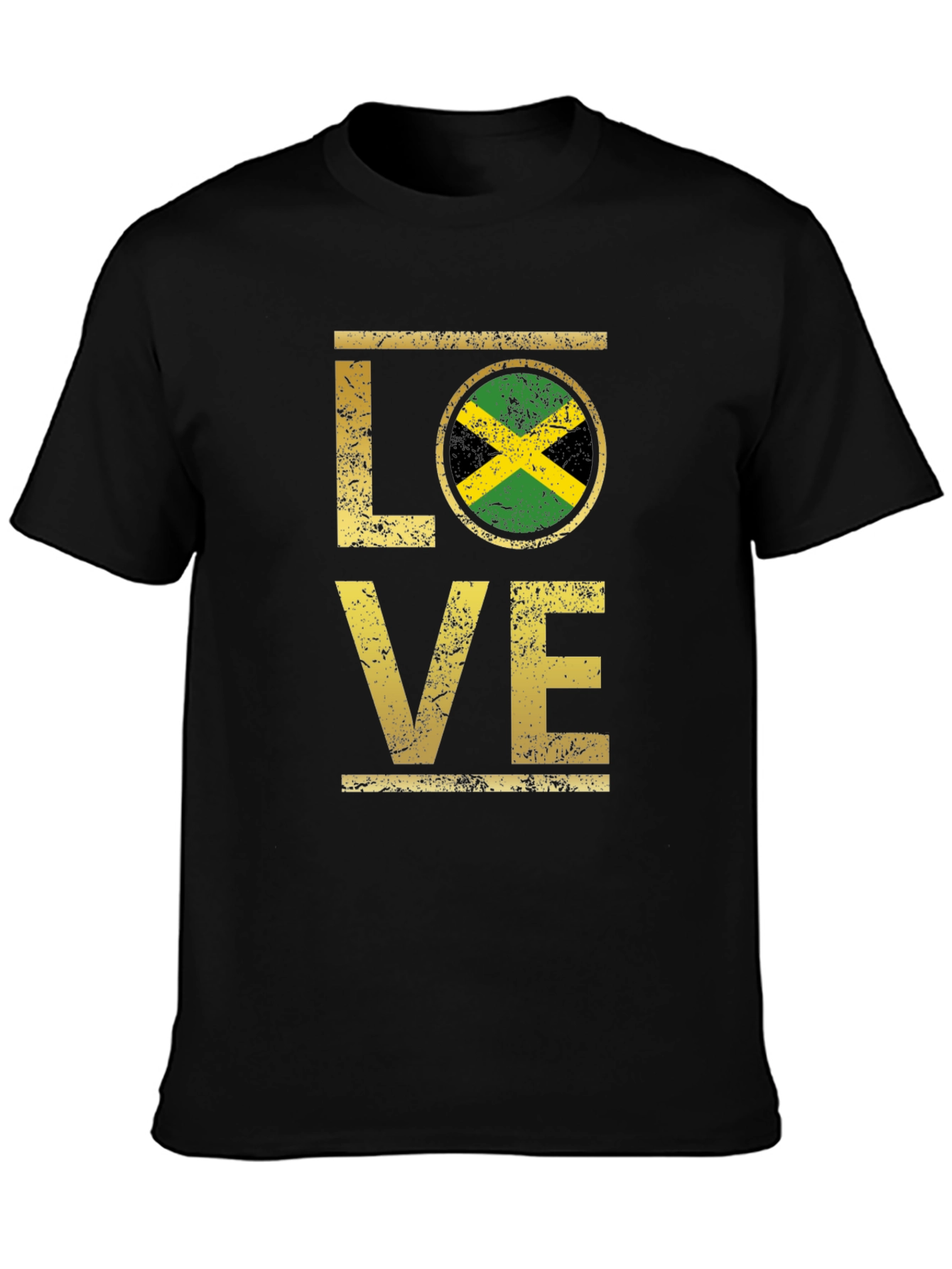 Jamaica Love T-Shirt - Distressed Graphic Tee