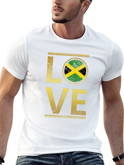 Jamaica Love T-Shirt - Distressed Graphic Tee