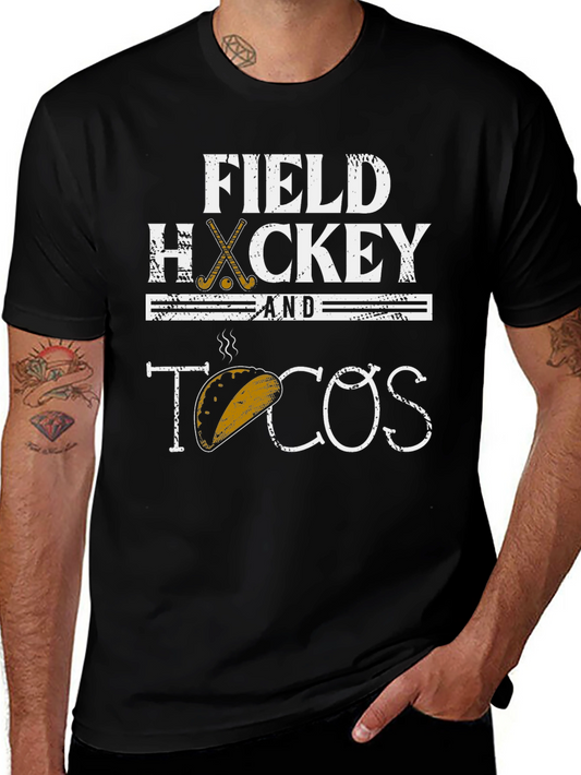 Field Hockey and Tacos Graphic Tee