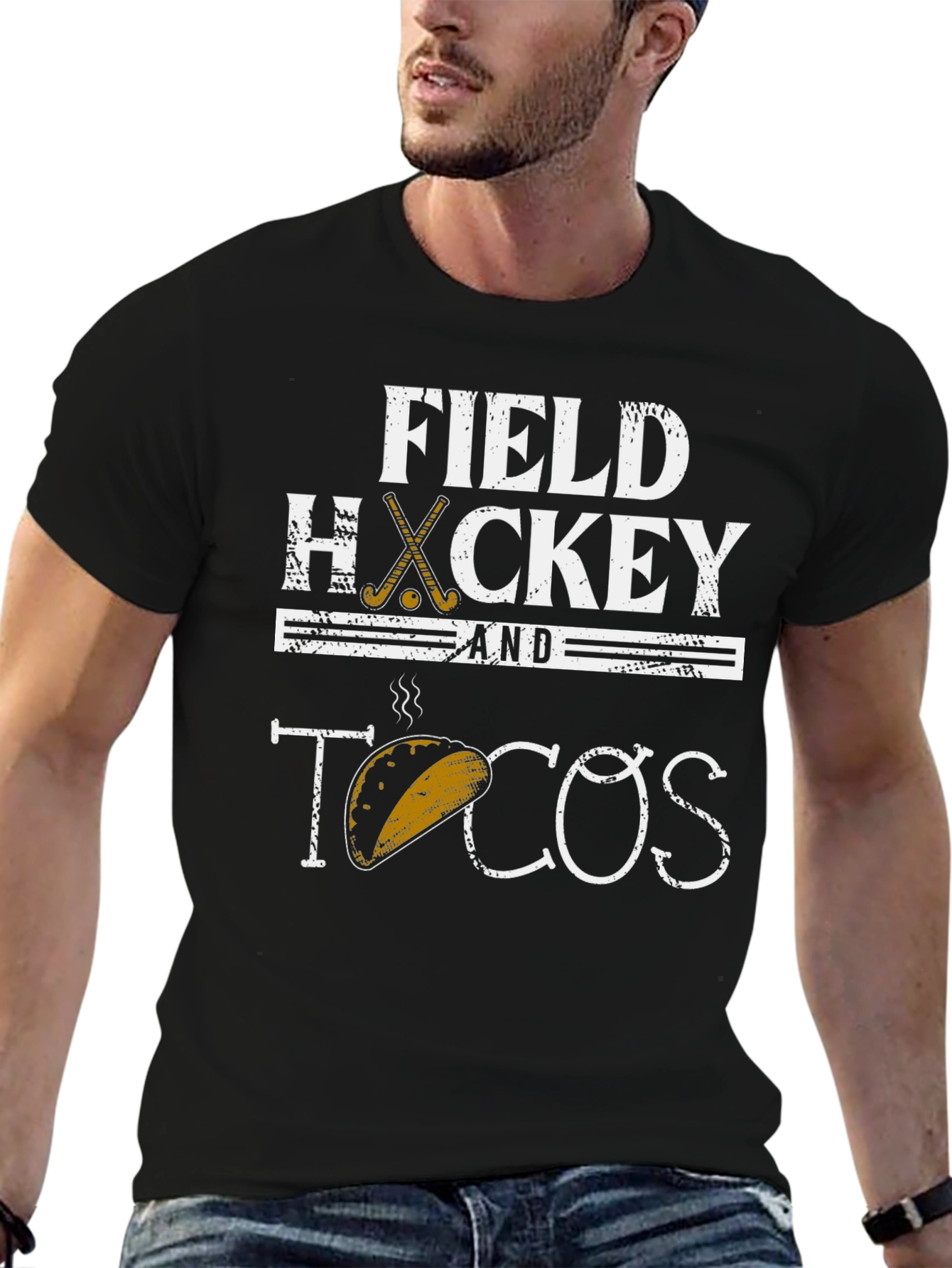 Field Hockey and Tacos Graphic Tee