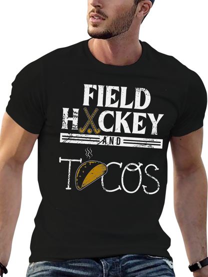 Field Hockey and Tacos Graphic Tee
