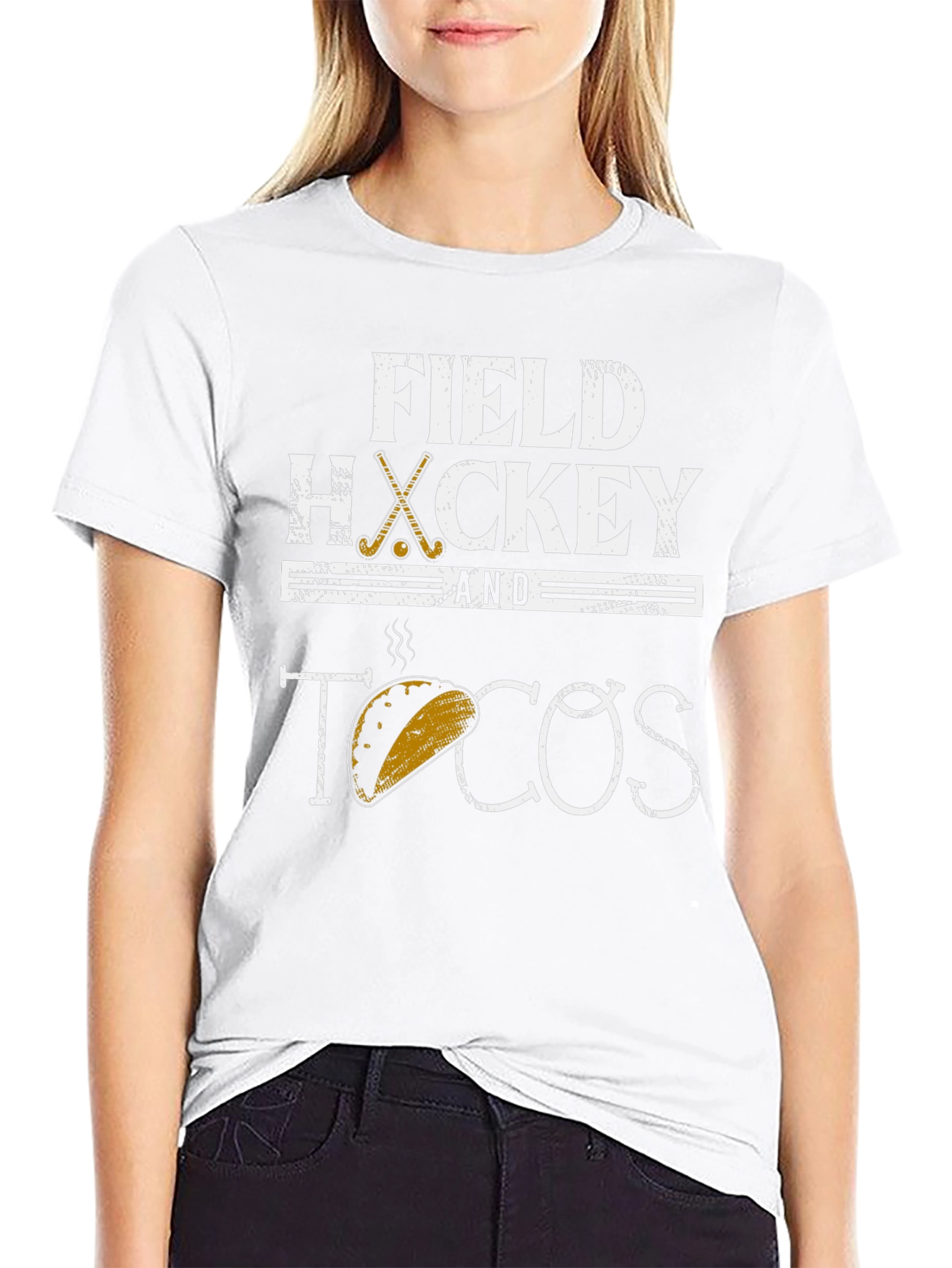 Field Hockey and Tacos Graphic Tee