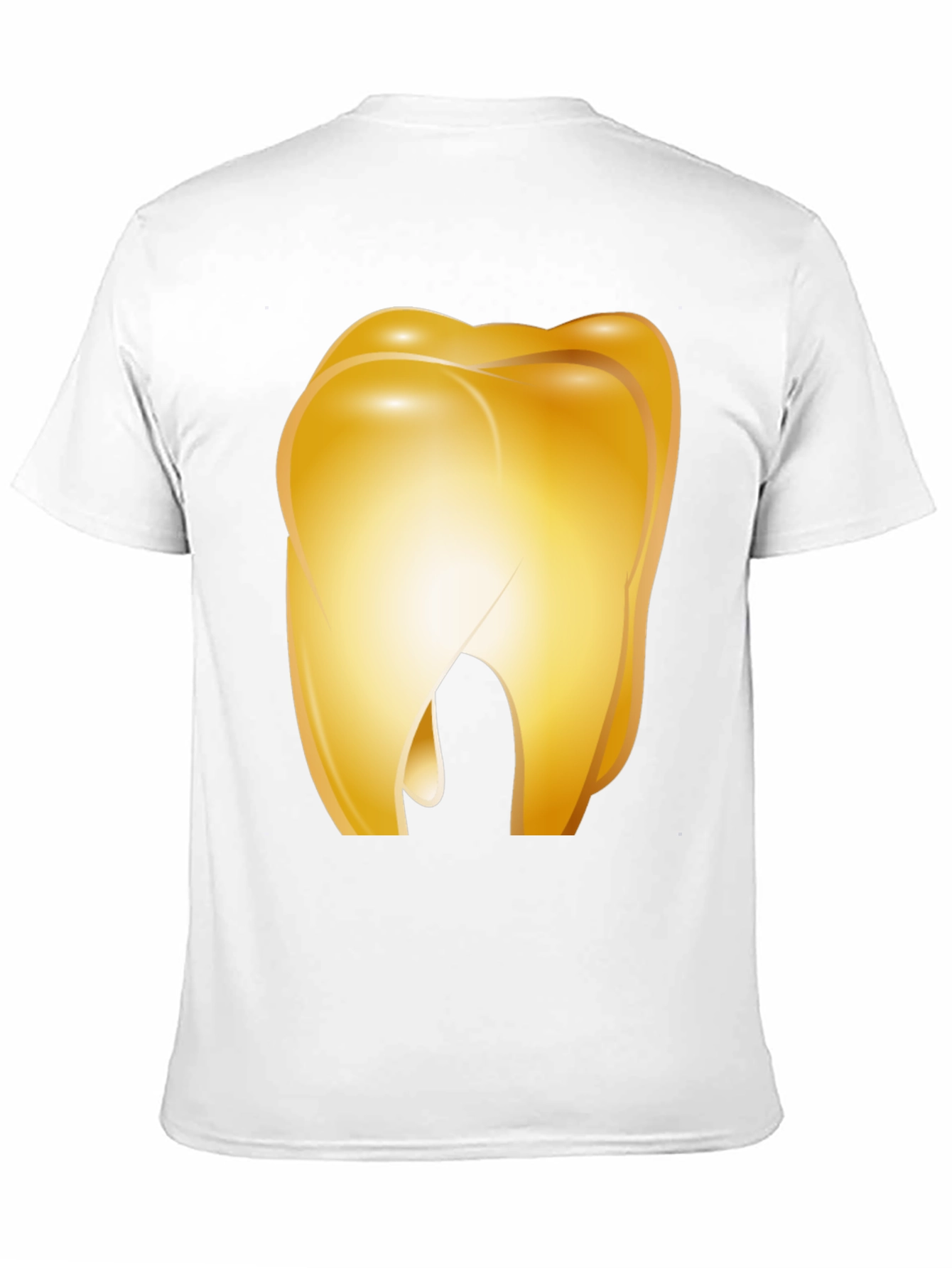 Golden Tooth Graphic Tee - Novelty Dental Shirt