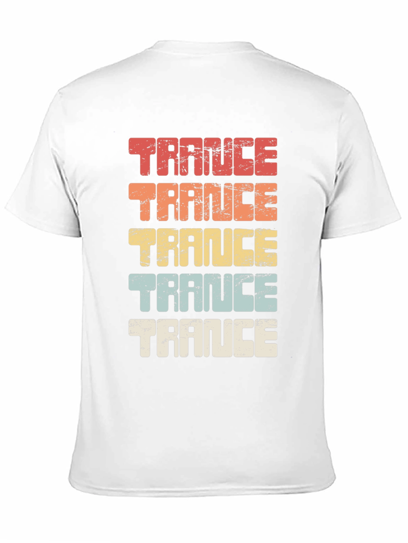Retro Trance Music T-Shirt - Black Cotton Tee