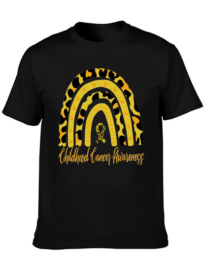 Childhood Cancer Awareness Rainbow T-Shirt
