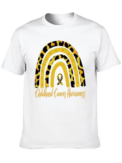 Childhood Cancer Awareness Rainbow T-Shirt