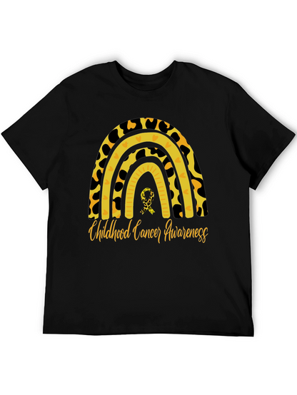 Childhood Cancer Awareness Rainbow T-Shirt