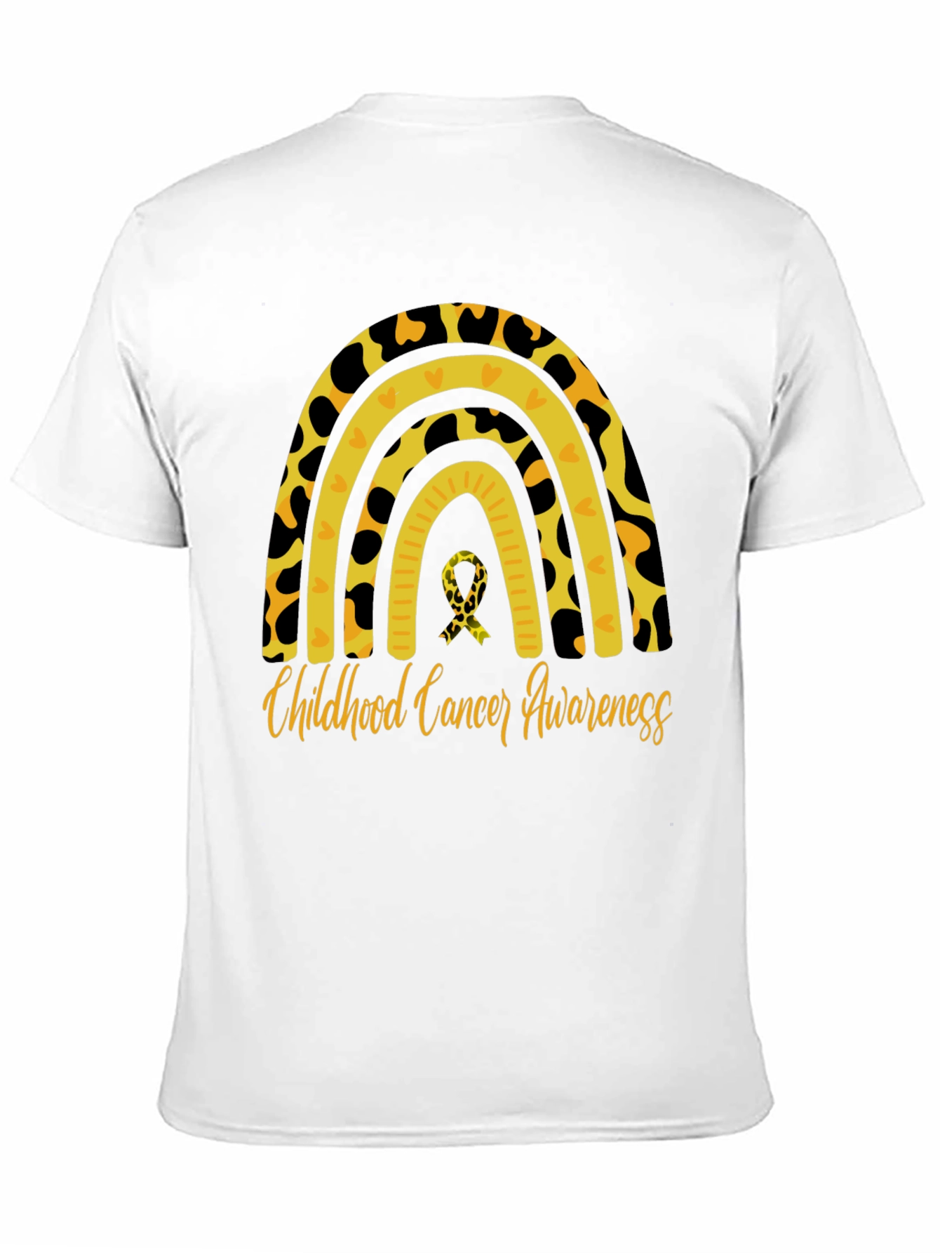 Childhood Cancer Awareness Rainbow T-Shirt