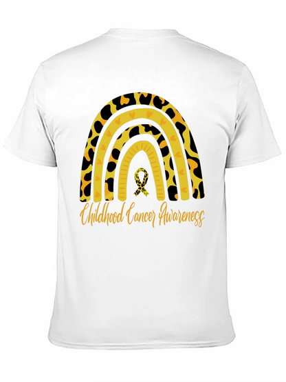 Childhood Cancer Awareness Rainbow T-Shirt