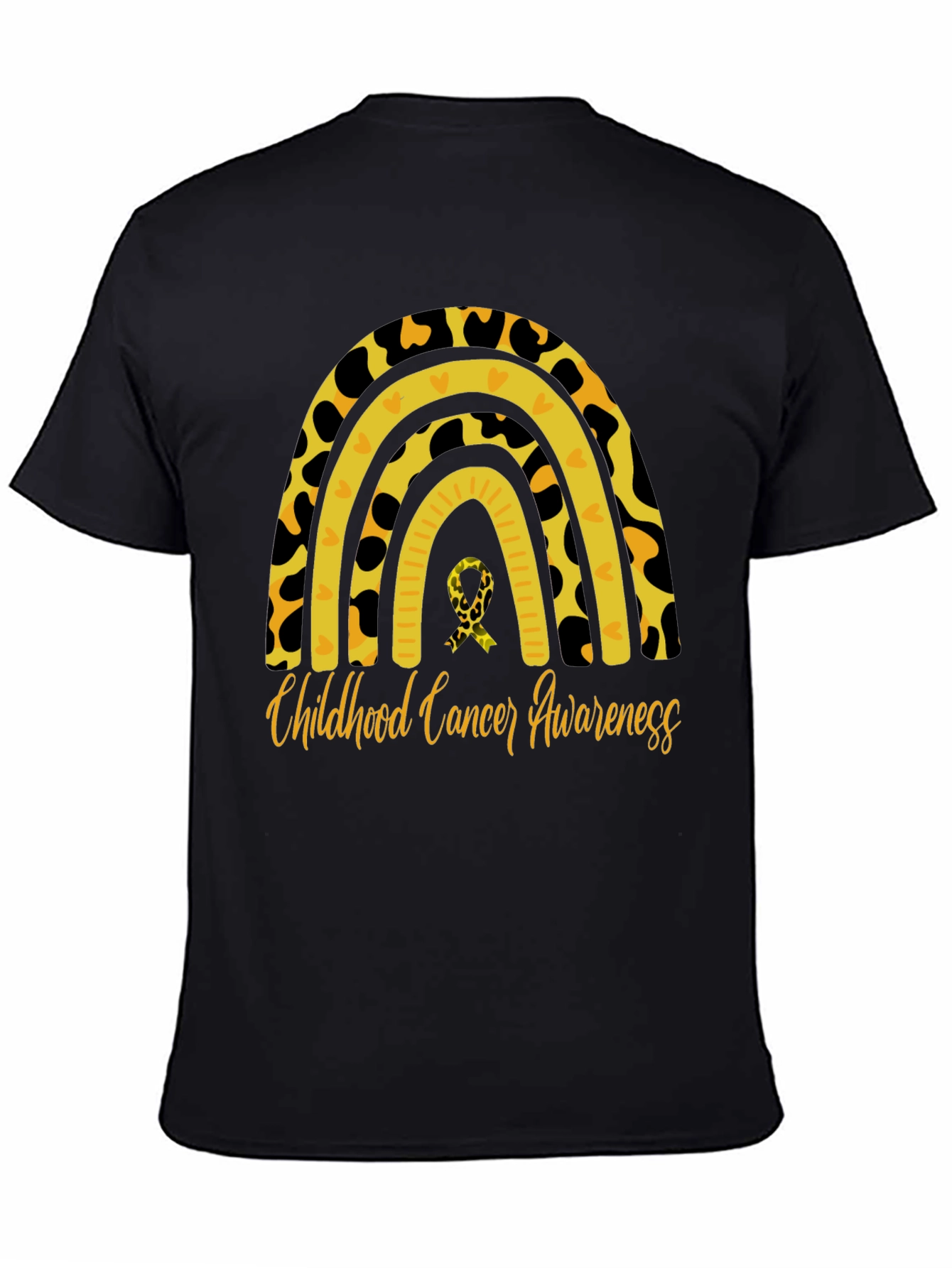 Childhood Cancer Awareness Rainbow T-Shirt
