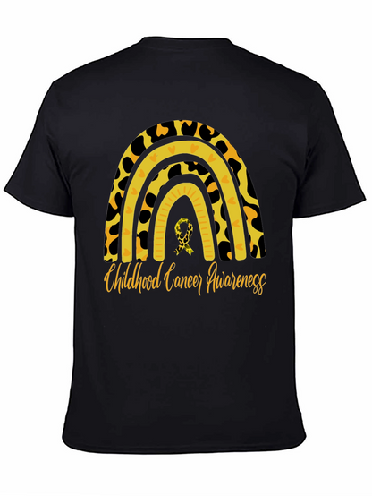 Childhood Cancer Awareness Rainbow T-Shirt