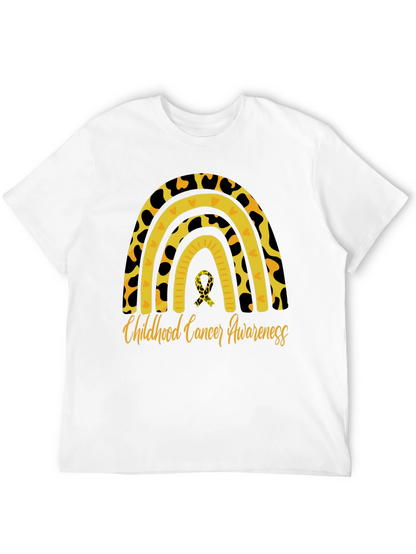 Childhood Cancer Awareness Rainbow T-Shirt