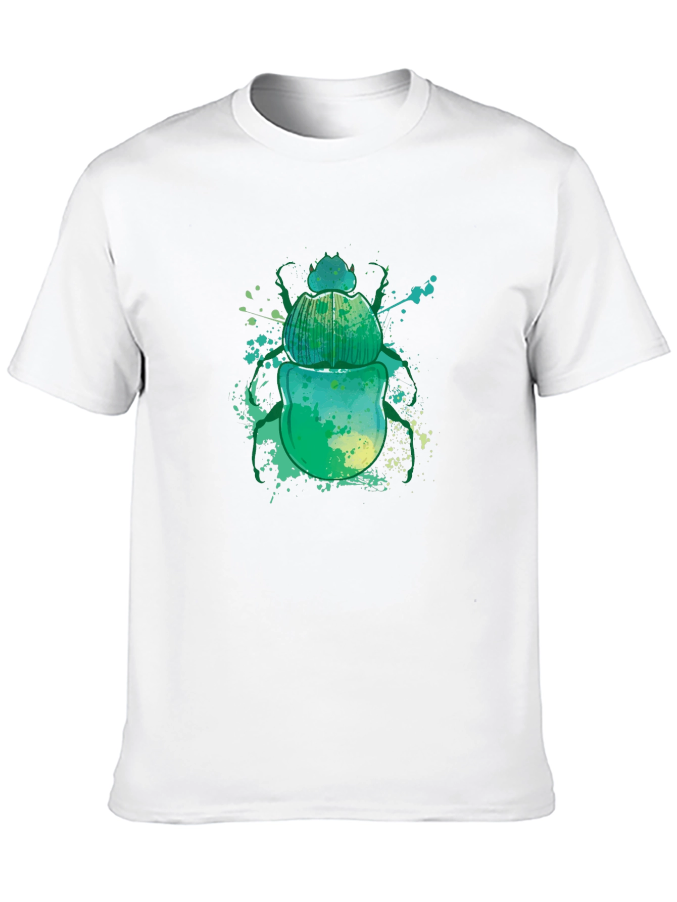 Scarab Beetle Graphic Tee - Mens Black T-Shirt
