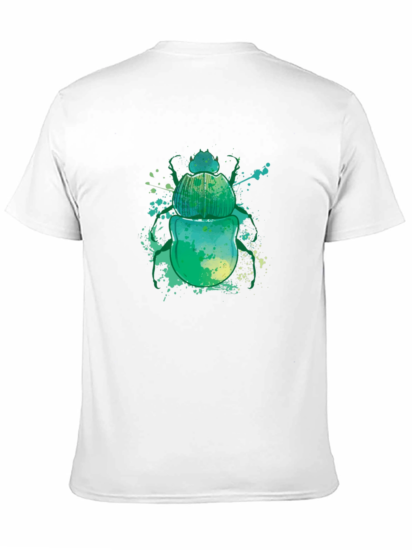 Scarab Beetle Graphic Tee - Mens Black T-Shirt