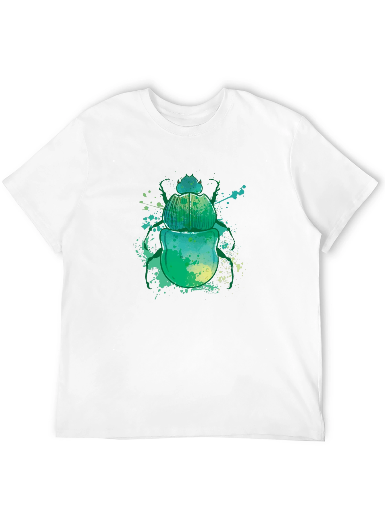 Scarab Beetle Graphic Tee - Mens Black T-Shirt