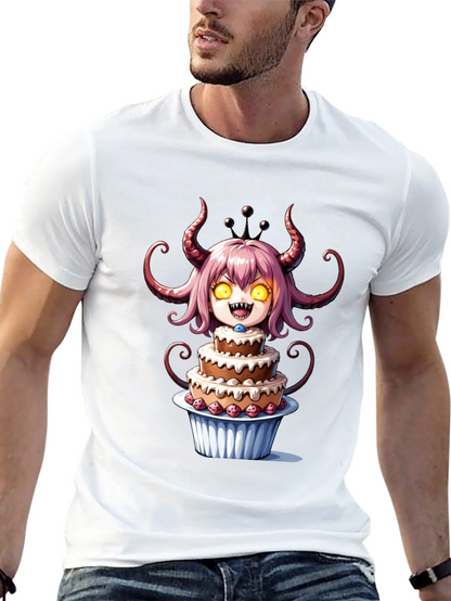 Monster Cake T-Shirt - Black Cotton Tee