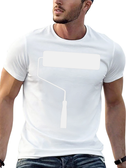 Paint Roller Graphic T-Shirt - Painters Tee