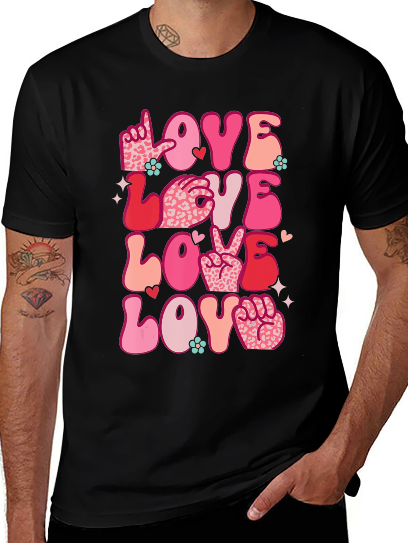 Love Sign Language Graphic Tee
