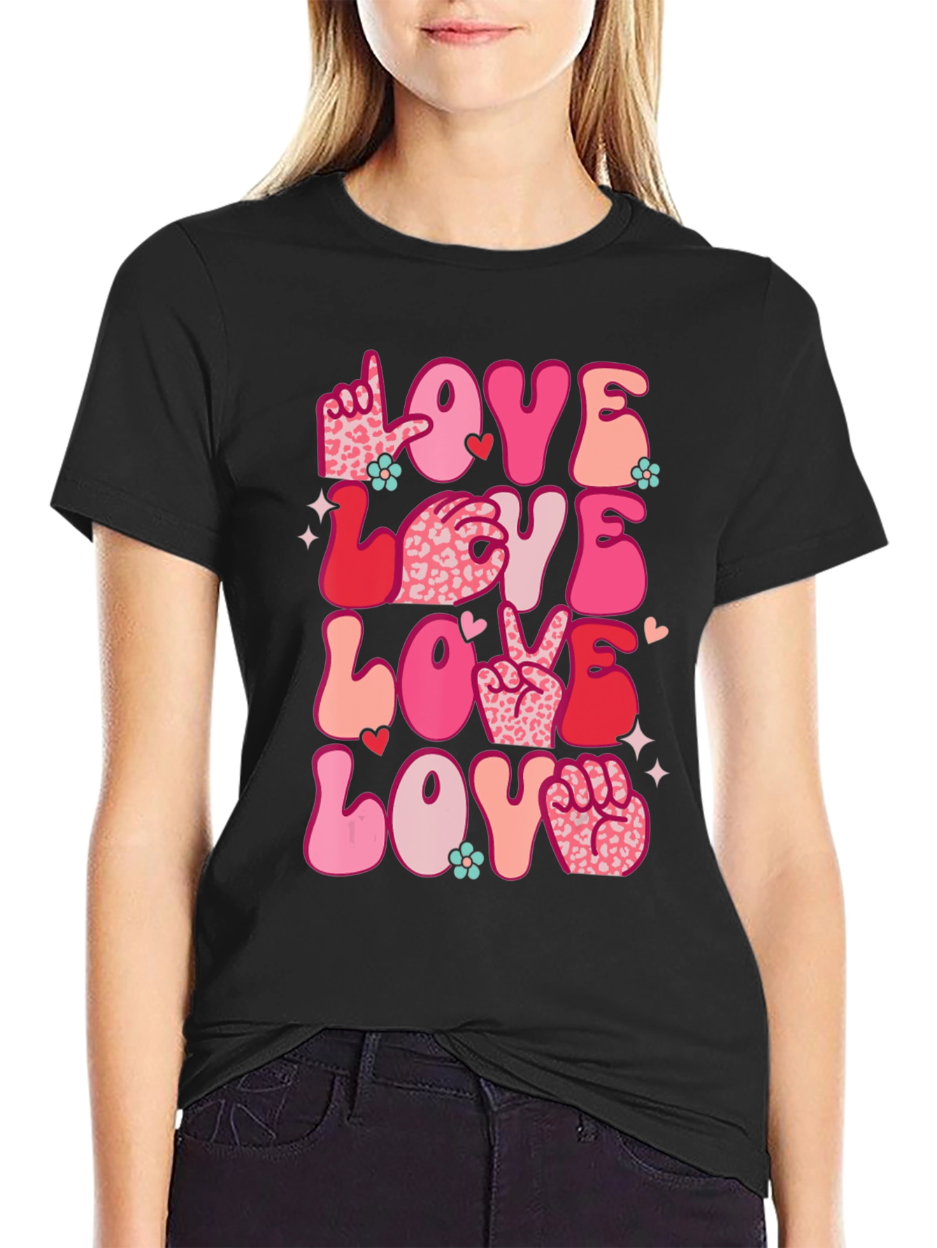 Love Sign Language Graphic Tee