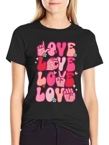 Love Sign Language Graphic Tee