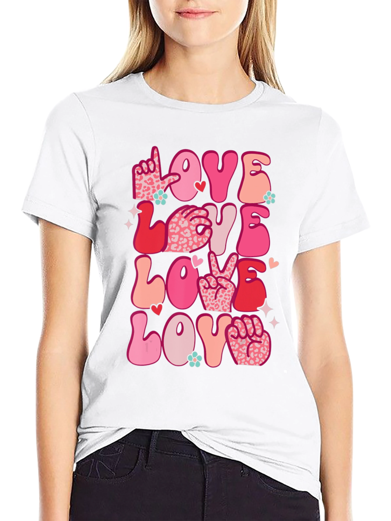 Love Sign Language Graphic Tee