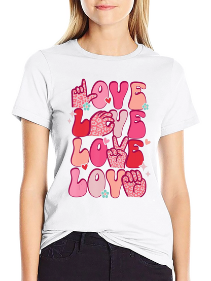 Love Sign Language Graphic Tee
