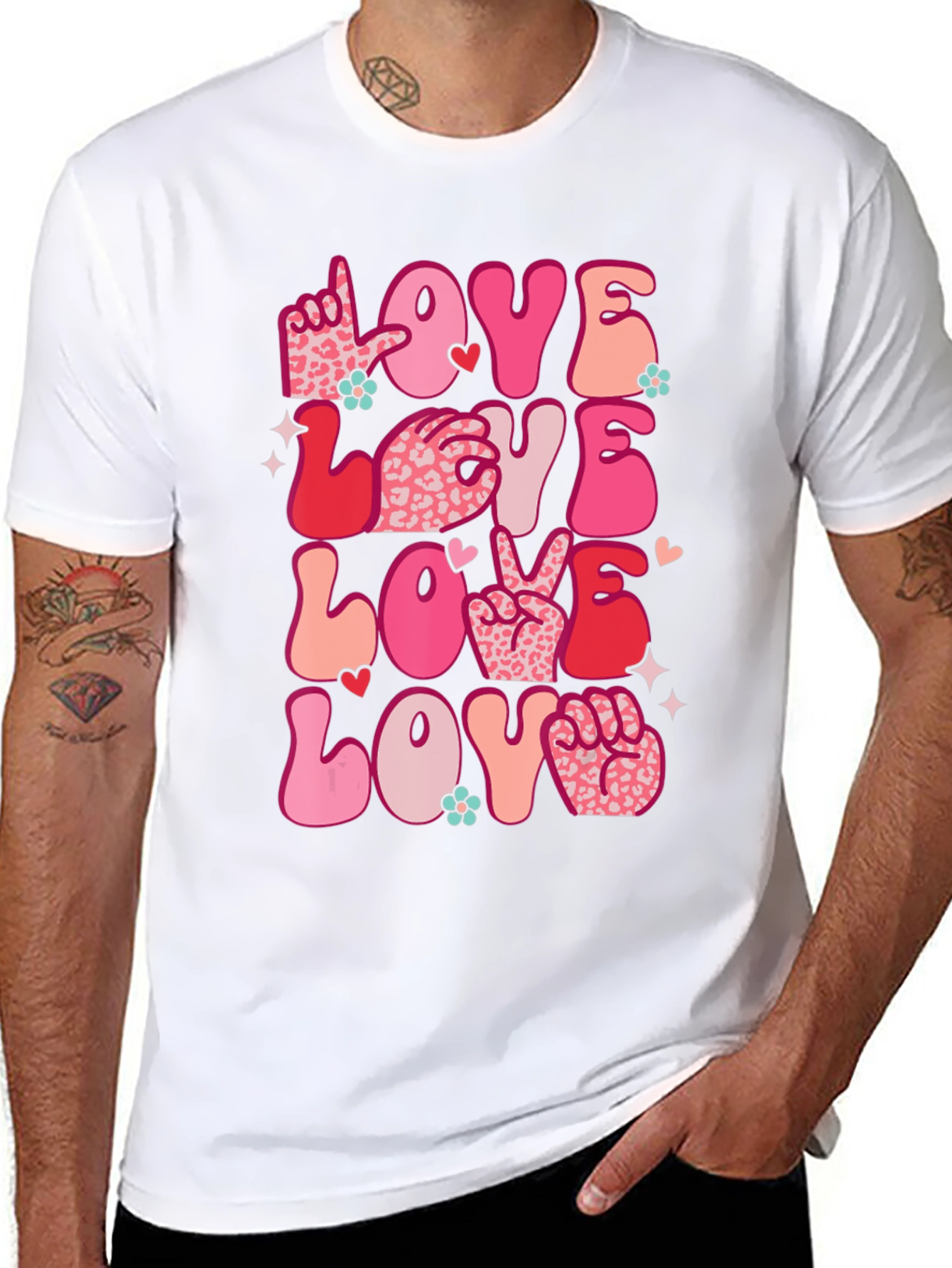 Love Sign Language Graphic Tee