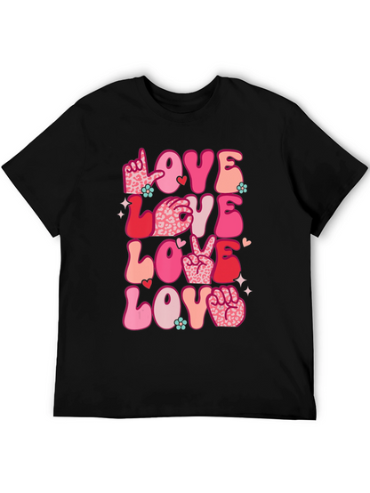 Love Sign Language Graphic Tee
