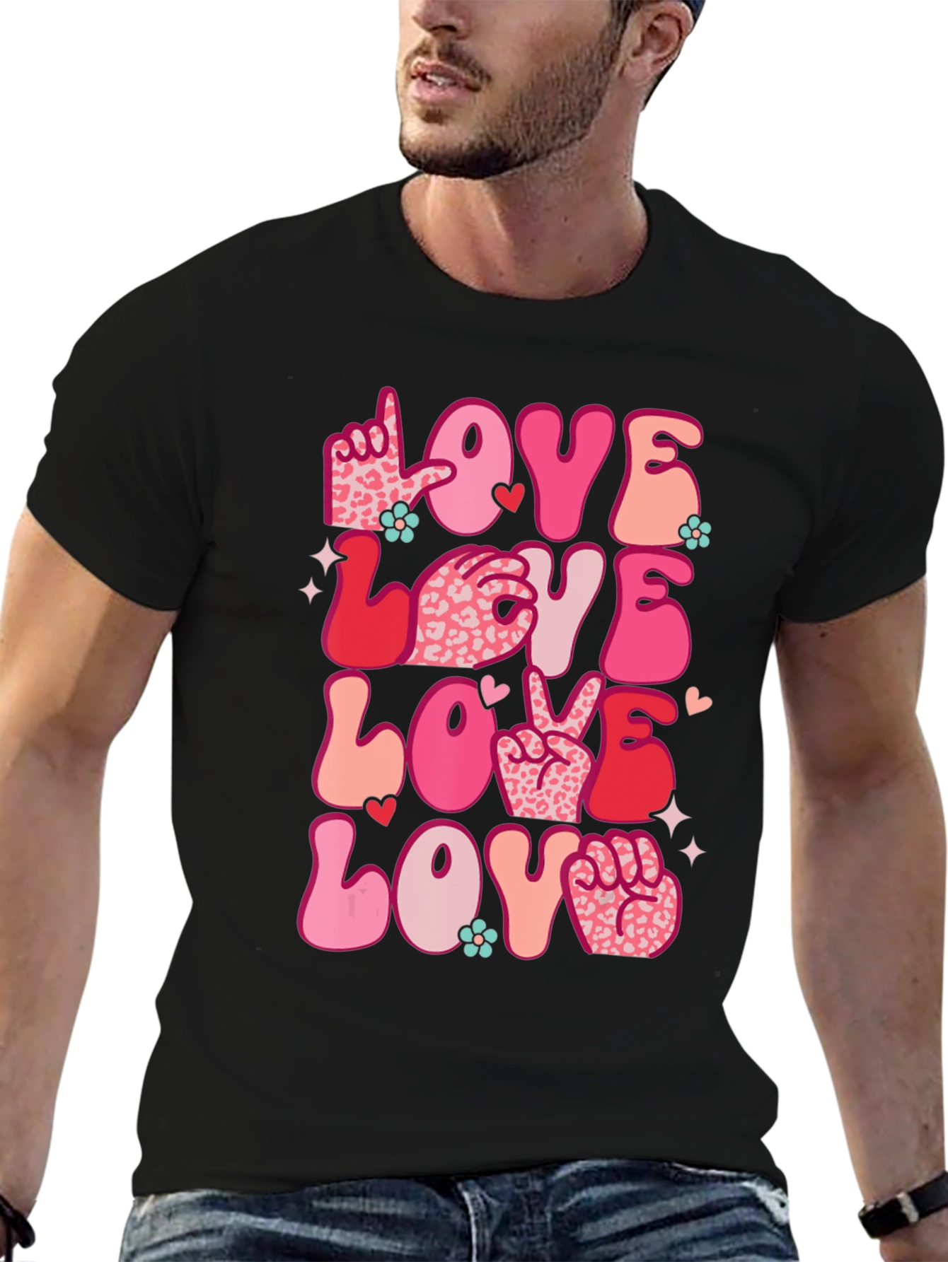 Love Sign Language Graphic Tee