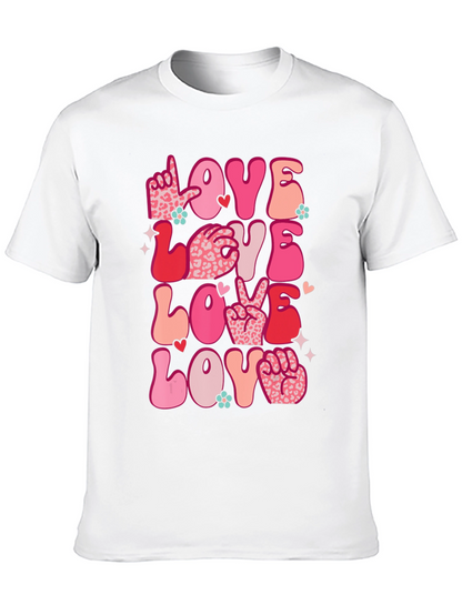 Love Sign Language Graphic Tee