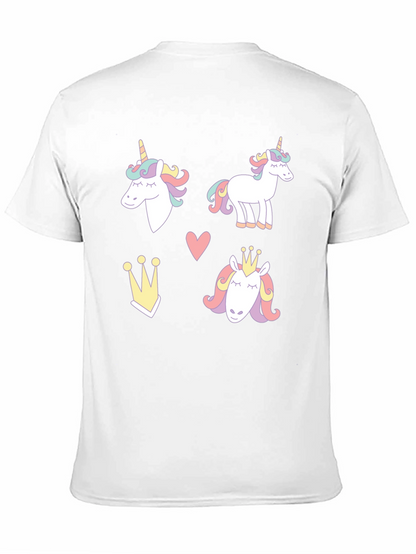 Unicorn Dreams Black T-Shirt Cute Design