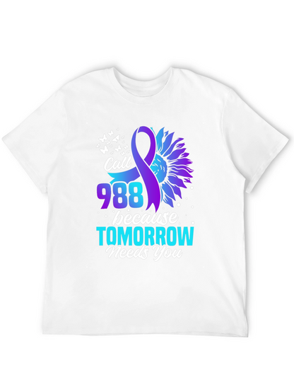 Call 988 T-Shirt - Suicide Prevention Awareness Tee
