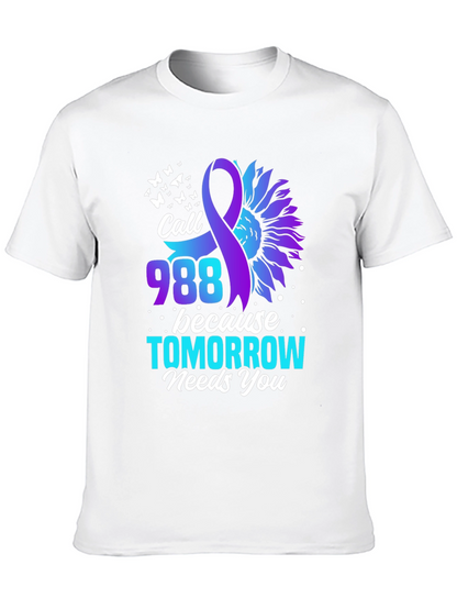 Call 988 T-Shirt - Suicide Prevention Awareness Tee