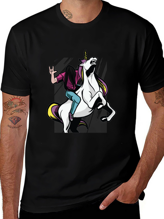 Rock On Unicorn Graphic Tee
