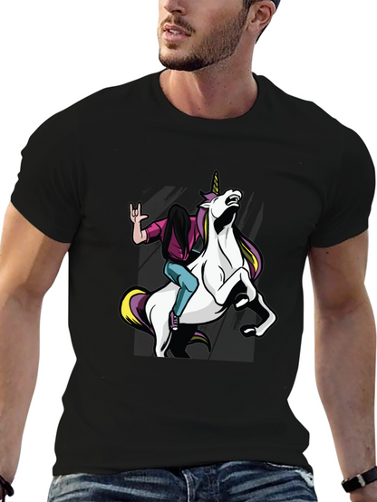 Rock On Unicorn Graphic Tee
