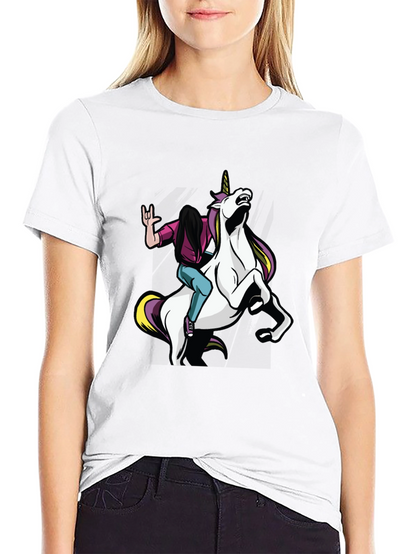 Rock On Unicorn Graphic Tee