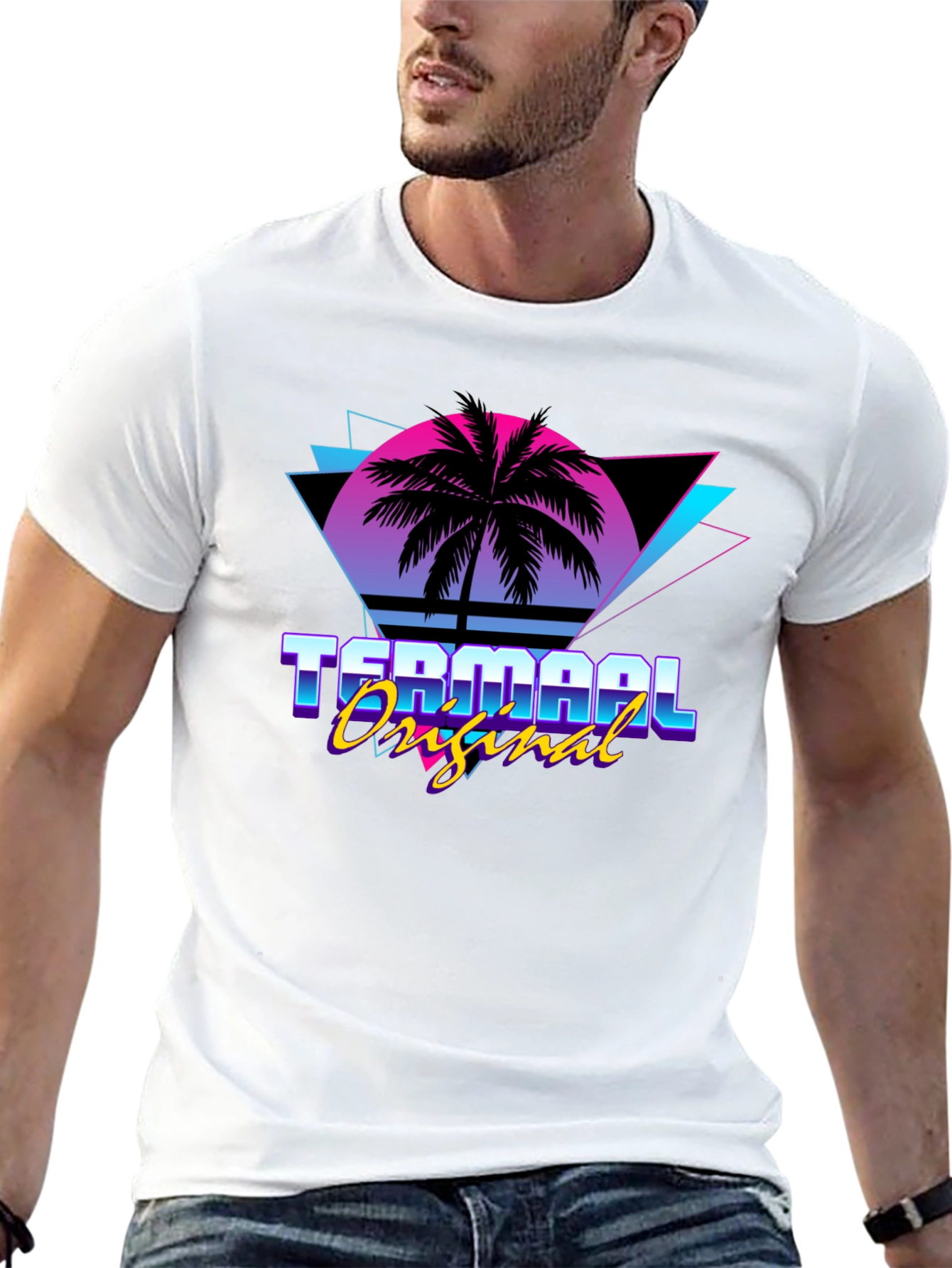 Retro Palm Tree T-Shirt
