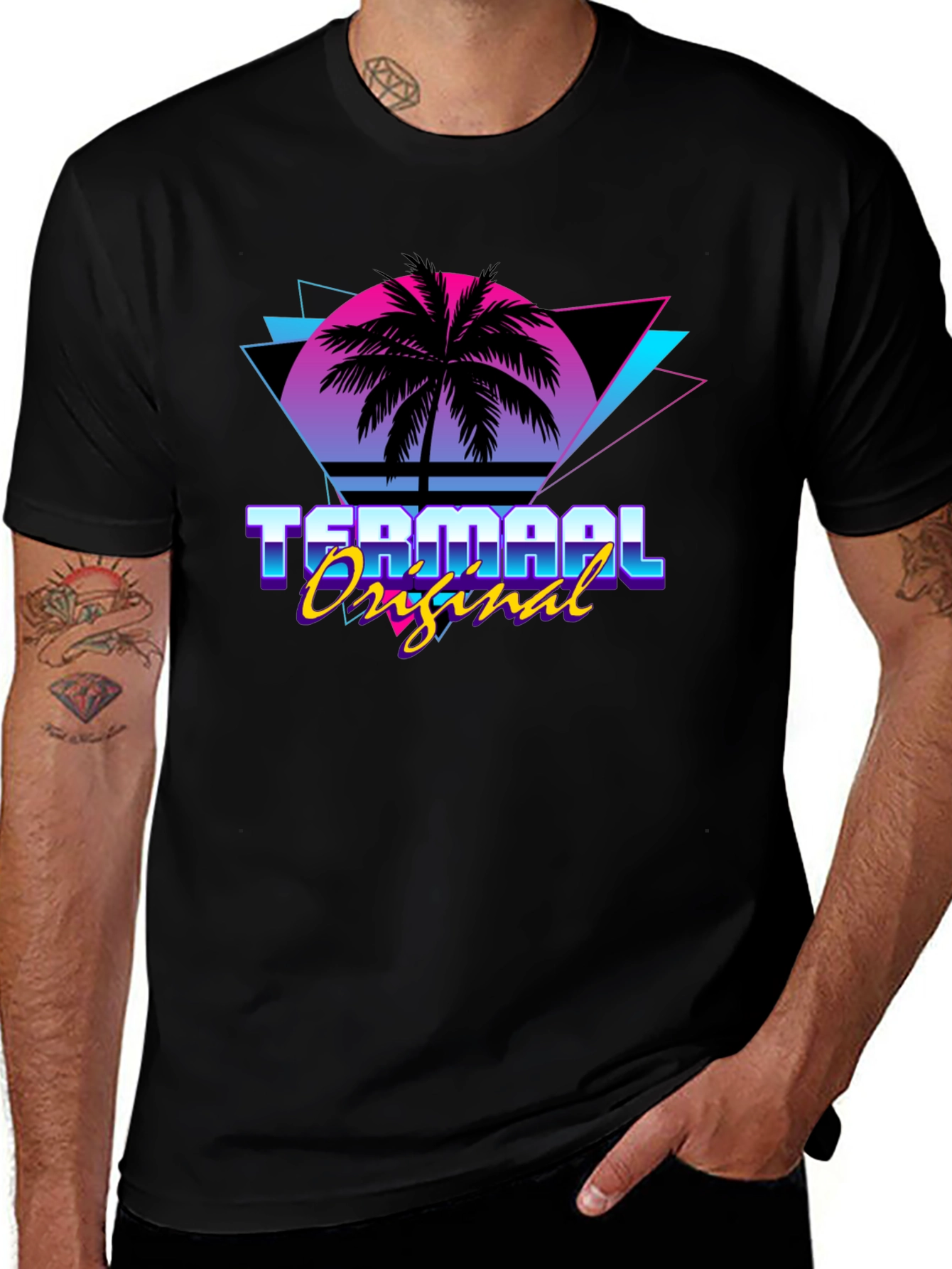 Retro Palm Tree T-Shirt