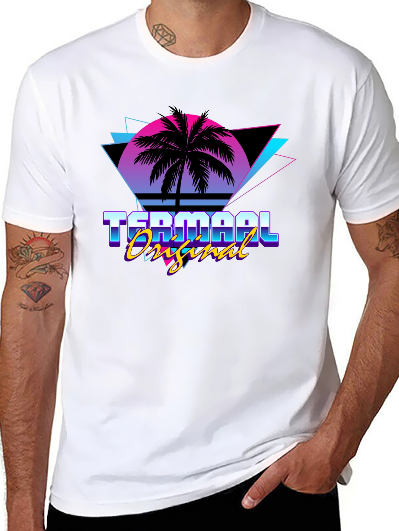 Retro Palm Tree T-Shirt
